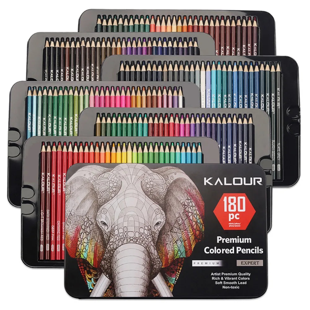 CowLost | art-pencils-product_id-kalour-oil-colored-pencils-set-50-300-pcs-professional-drawing-art-supplies |8