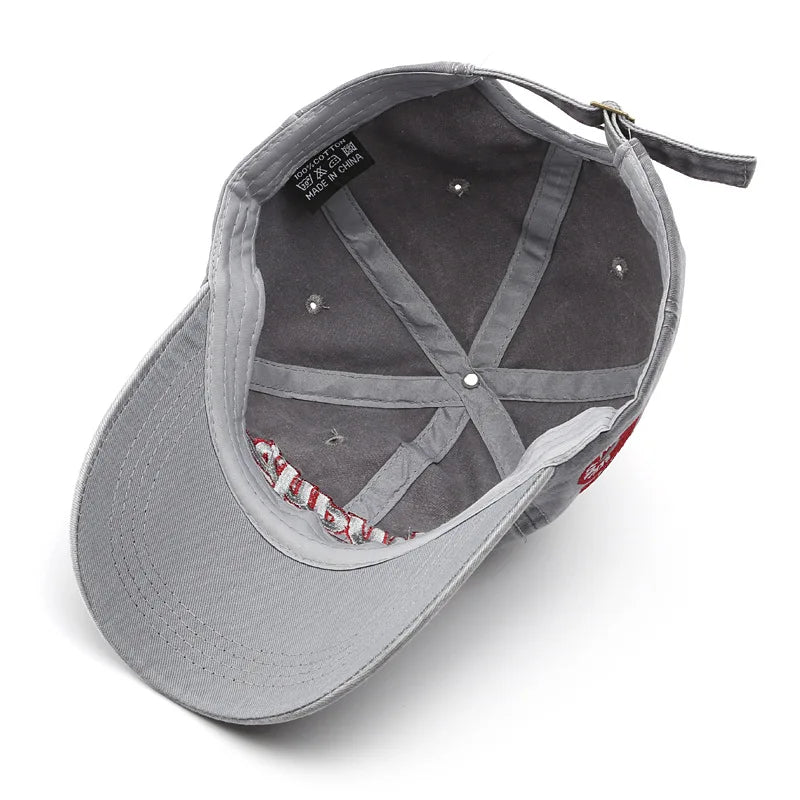 CowLost | baseball-cap-fashion-letter-embroidery-snapback-hat-vintage |5