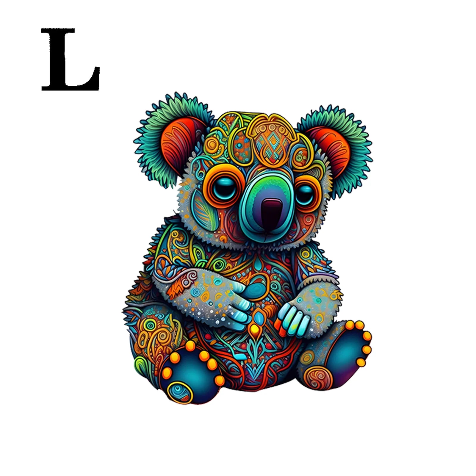 CowLost | product_id-koala-wooden-jigsaw-puzzle-irregular-animal-pattern-educational-toy-gift-for-halloween-christmas |10