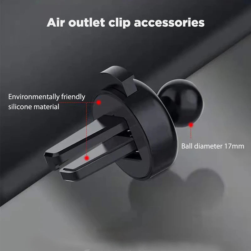 CowLost | product_id-car-phone-holder-17mm-ball-head-air-vent-clip-gravity-magnetic-mount-stand |14
