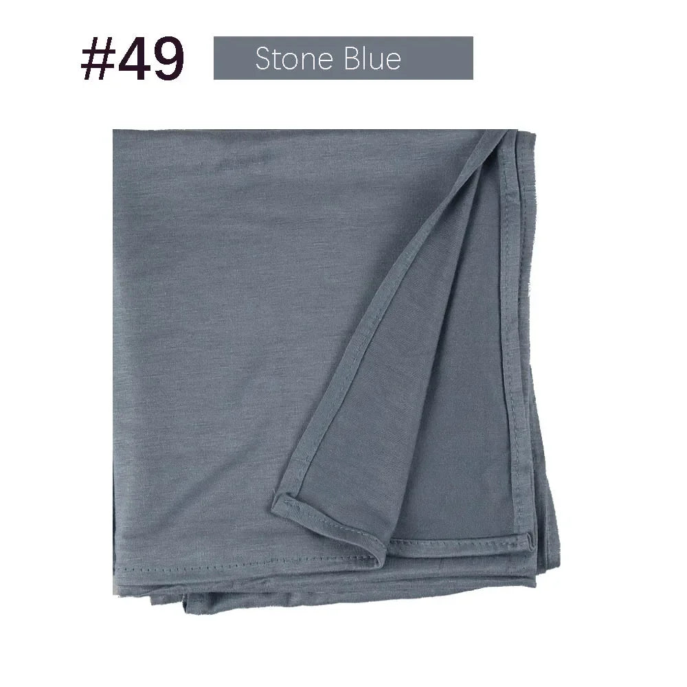 CowLost | muslim-women-stretchy-jersey-hijab-plain-cotton |55