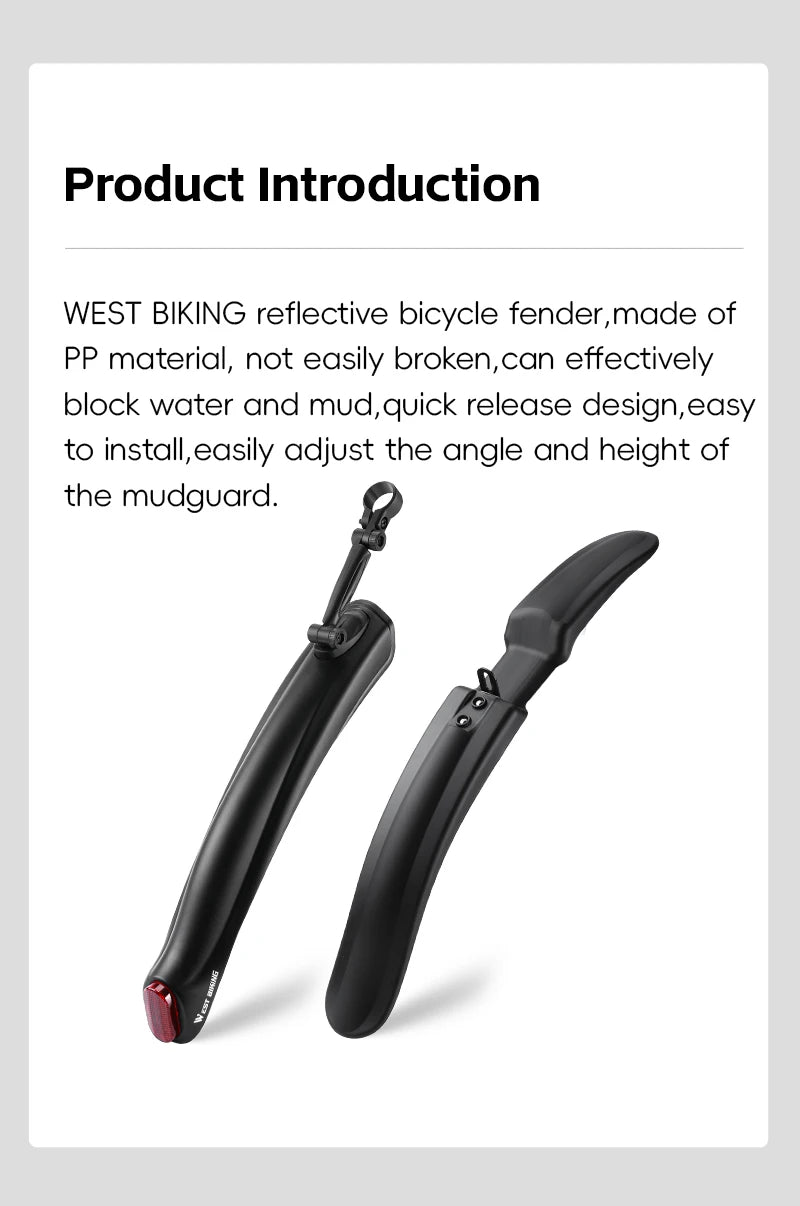 CowLost | sporting-goods-west-biking-reflective-high-toughness-bicycle-fender-for-26-27-5-inch-mtb |21
