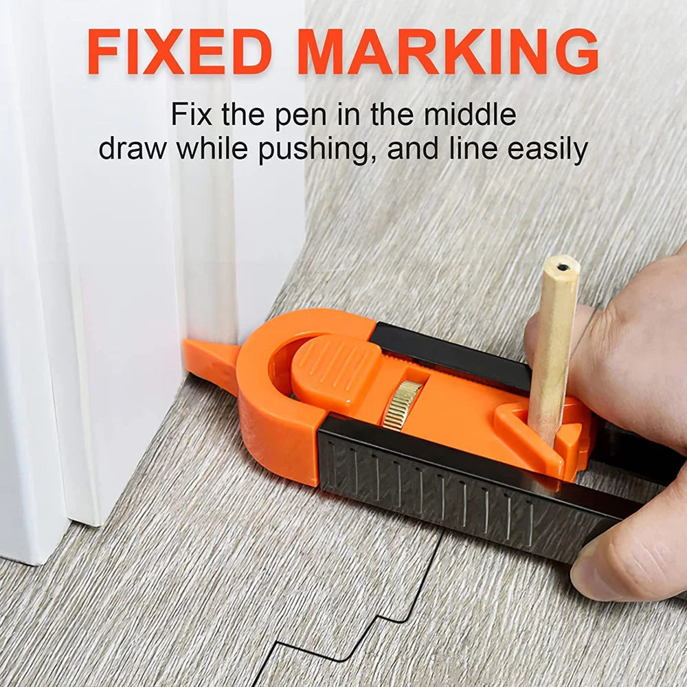 CowLost | profile-scribing-ruler-contour-gauge-with-lock-precise-scribe-tool-woodworking-edge-corner-measuring-profile-duplicator |18