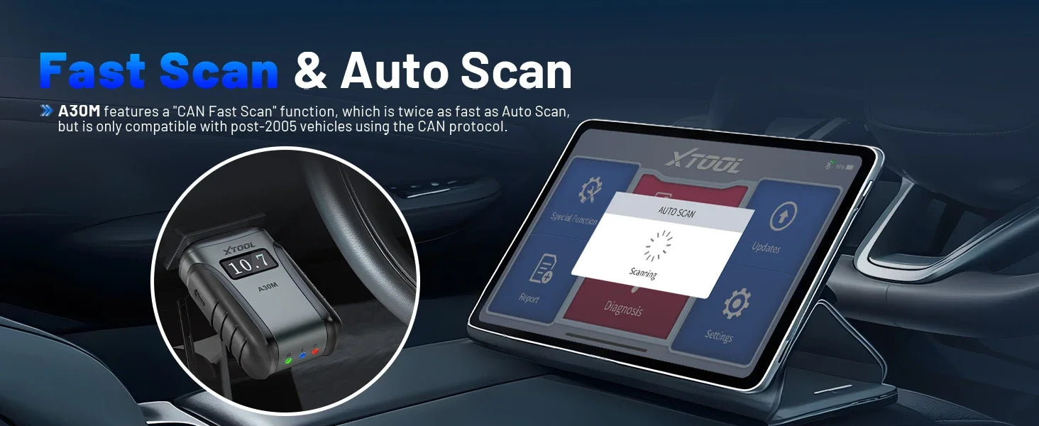 CowLost | xtool-anyscan-a30m-v2-0-hot-version-update-from-a30d-obd2-bt-diagnostic-tools-all-car-full-system-bi-directional-26-reset |13