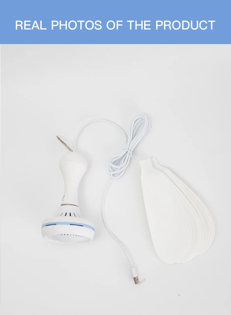 CowLost | product_id-silent-6-blade-usb-ceiling-canopy-fan-with-remote-control-4-speed-hanging-fan-for-camping-bed-dormitory-tent |14