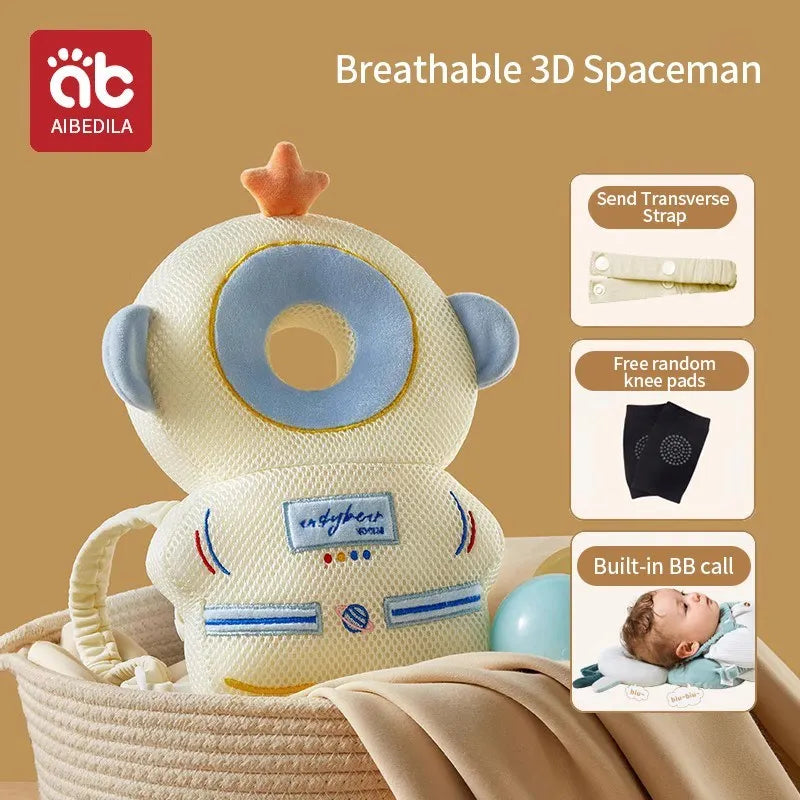 CowLost | aibedila-newborn-head-back-protector-baby-protect-pillow-learn-walk-headgear |30