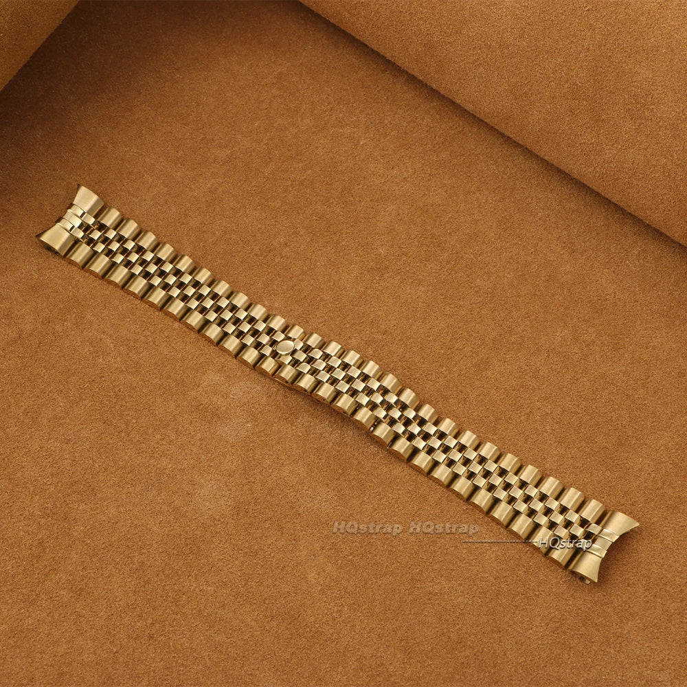 CowLost | product_id-curved-end-stainless-steel-jubilee-watch-strap-for-rolex-13-21mm-unisex-luxury-band |13