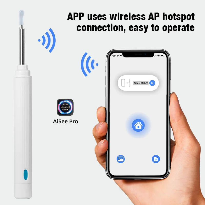 CowLost | 3d-printer-accessories-kerui-5mp-wireless-visual-ear-otoscope-endoscope-earwax-removal-tool |13
