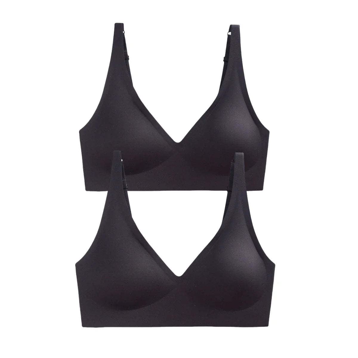 CowLost | product_id-2pcs-seamless-wireless-push-up-bras-soft-padded-deep-v-bralettes-s-3xl |29