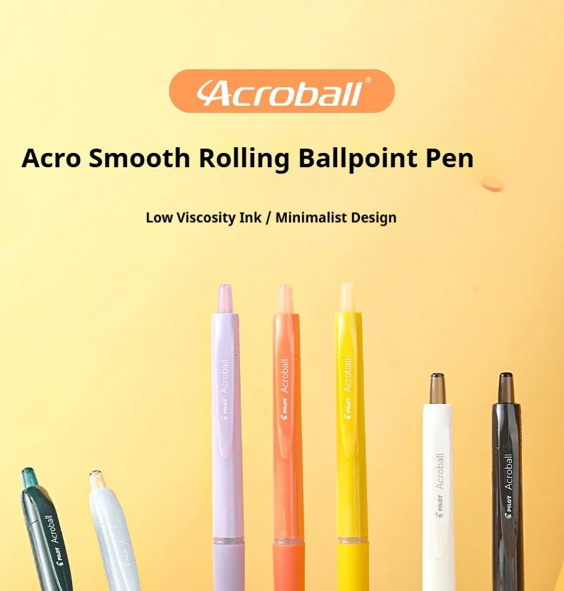 CowLost | product_id-pilot-acroball-retractable-ballpoint-pen-ultra-smooth-hybrid-ink-0-5-0-7mm-japanese-design-for-office-business |7