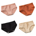 CowLost | product_id-4pcs-womens-low-waist-cotton-breathable-briefs |8