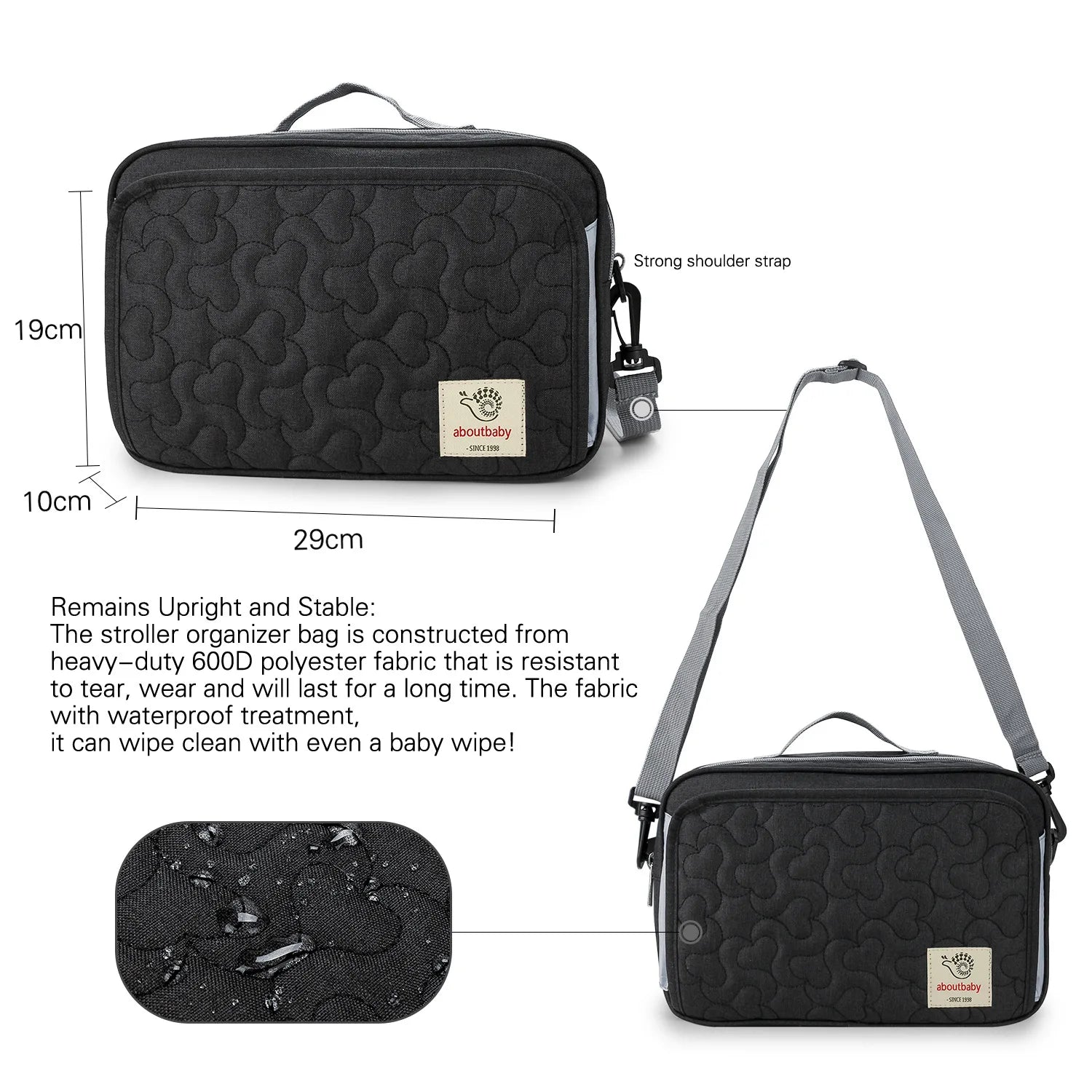 CowLost | baby-diaper-bag-for-stroller-storage-wet-dry |4