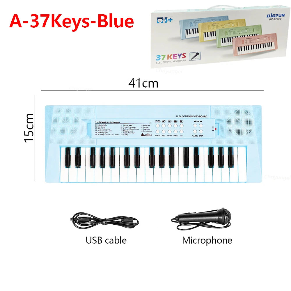 CowLost | product_id-37-key-kids-electronic-piano-keyboard-with-microphone-educational-toy-gift |28