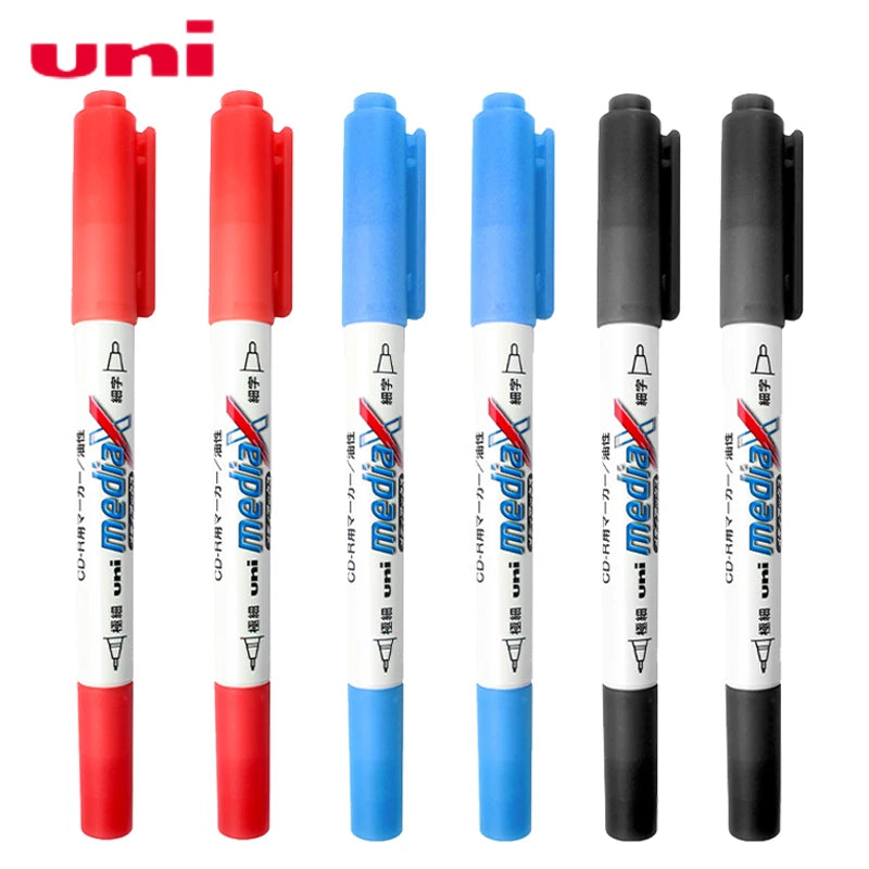 CowLost | product_id-uni-double-headed-oil-marker-pen-0-4-0-9mm-quick-dry-for-cd-glass-ceramic-fabric-leather-tire |2