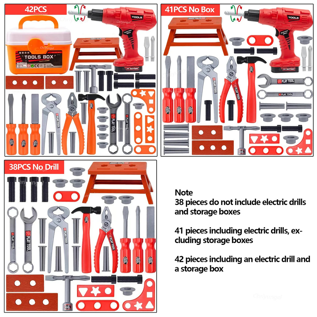 CowLost | product_id-38-42-pcs-kids-pretend-tool-set-with-screwdrivers-for-toddlers |6