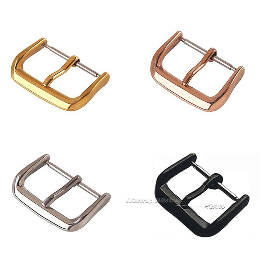 CowLost | product_id-hqstrap-stainless-steel-watch-band-buckle-10-22mm-pin-clasp-silver-black-gold |2
