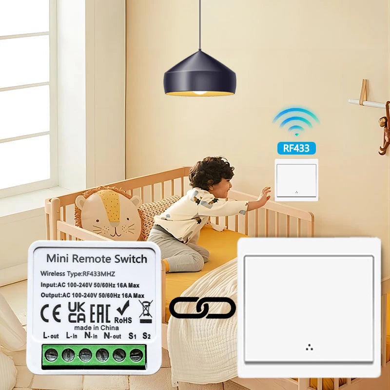 CowLost | wireless-receivers-product_id-rf433mhz-wireless-1-3-gang-wall-light-switch-panel-with-16a-relay-receiver-for-led-lamps |4