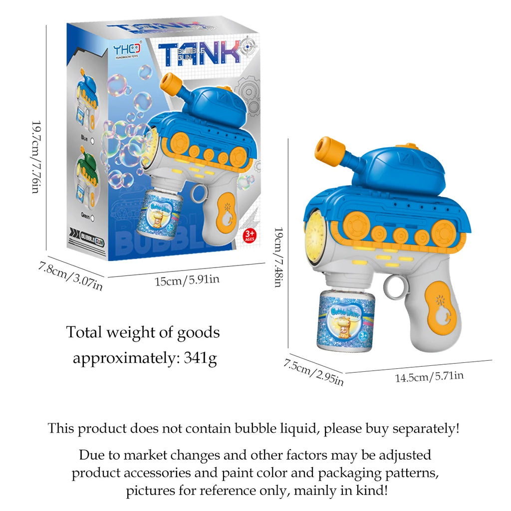 CowLost | product_id-electric-cartoon-tank-bubble-gun-toy-for-kids-outdoor-play-no-bubble-liquid-included |6