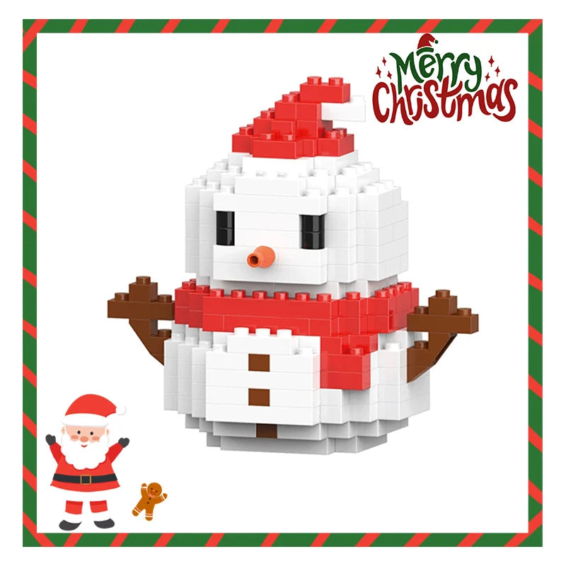 CowLost | christmas-gifts-building-block-series-santa-claus-reindeer-puzzle-assembly-bricks-table-decoration-toys-for-child-chrismas-gift-2 |21