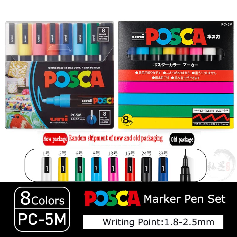CowLost | product_id-uni-posca-marker-set-pc-1m-3m-5m-8k-17k-non-toxic-permanent-manga-paints-36-colors |33