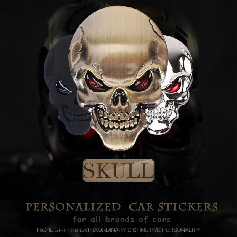 CowLost | product_id-3d-metal-skull-car-decorative-sticker |1