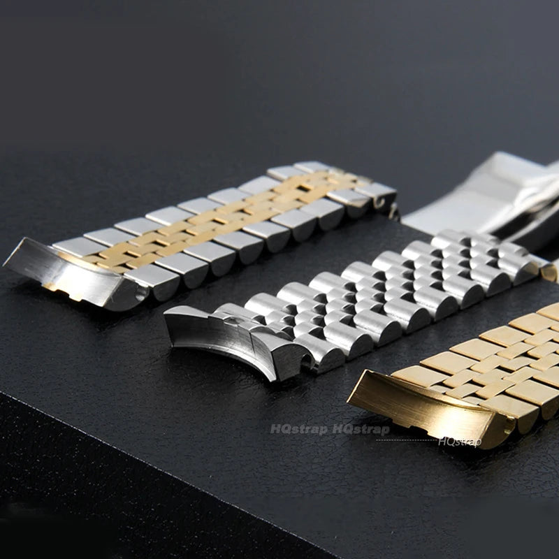 CowLost | product_id-20mm-stainless-steel-jubilee-curved-end-bracelet-for-rolex-watch-unisex |22