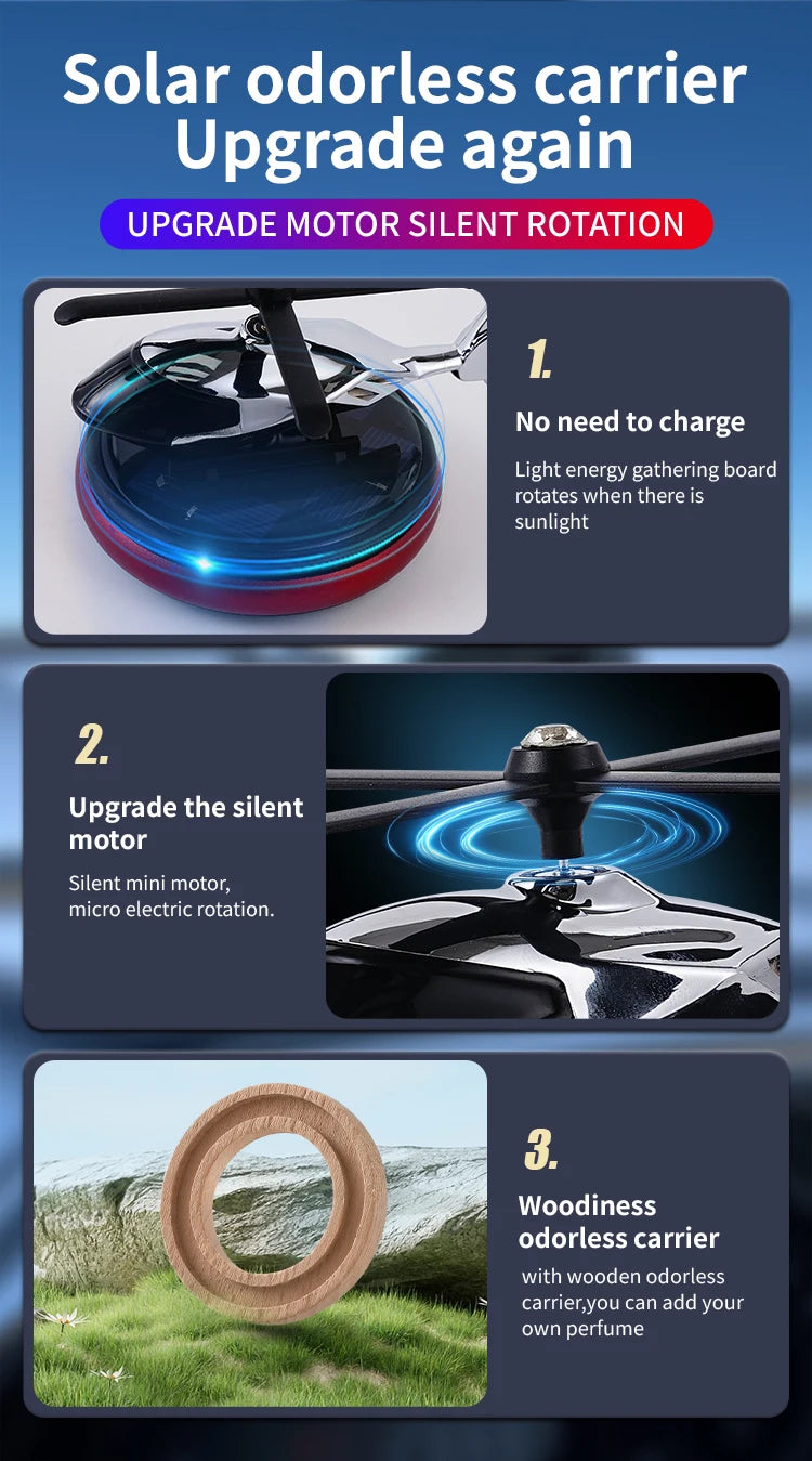 CowLost | product_id-solar-powered-rotating-propeller-car-air-freshener-dashboard-ornament |9
