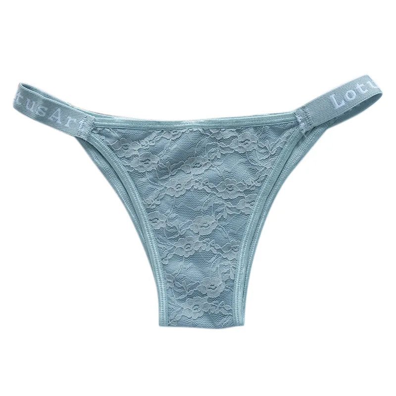 CowLost | product_id-3pcs-women-s-low-waist-lace-brazilian-briefs-set |10