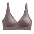 CowLost | soft-support-jelly-glue-french-deep-v-underwear-womens-no-steel-ring-small-chest-gathered-comfortable-adjustment-seamless-bra |30