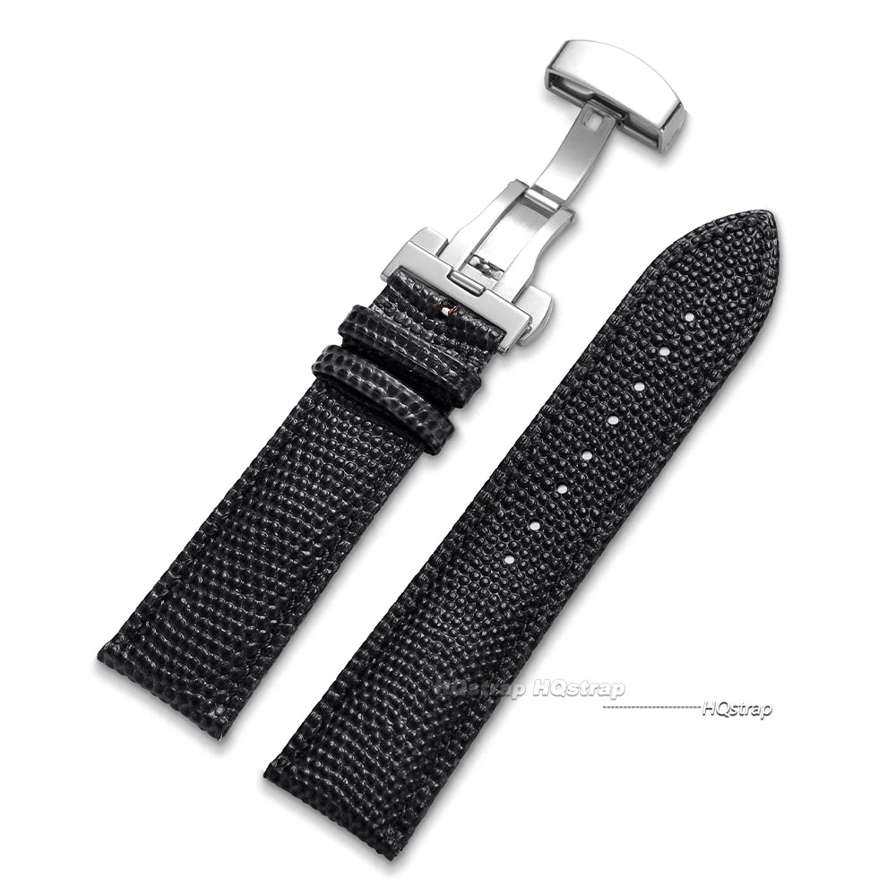 CowLost | product_id-calfskin-lizard-pattern-leather-watchband-14-22mm-with-secure-butterfly-buckle |8