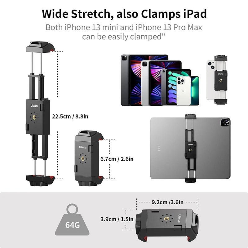 CowLost | ulanzi-st-29-tripod-mount-universal-for-tablet-and-phone-holder |3