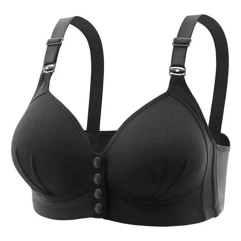CowLost | product_id-wire-free-front-buckle-thin-cup-nursing-bra-for-middle-aged-moms |7