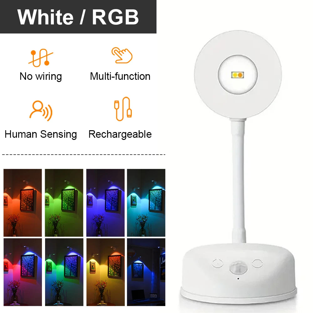 CowLost | product_id-rgb-usb-rechargeable-wireless-human-sensing-dimmable-led-wall-spotlight-for-paintings |28