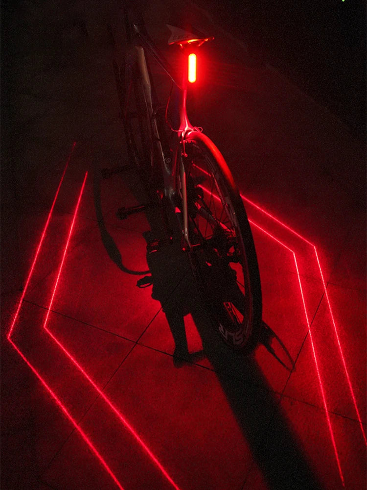 CowLost | west-biking-bike-taillight-laser-brake-sensing-rear-light-ipx5-waterproof-usb-charging-bike-light-mtb-road-bicycle-accessories |10