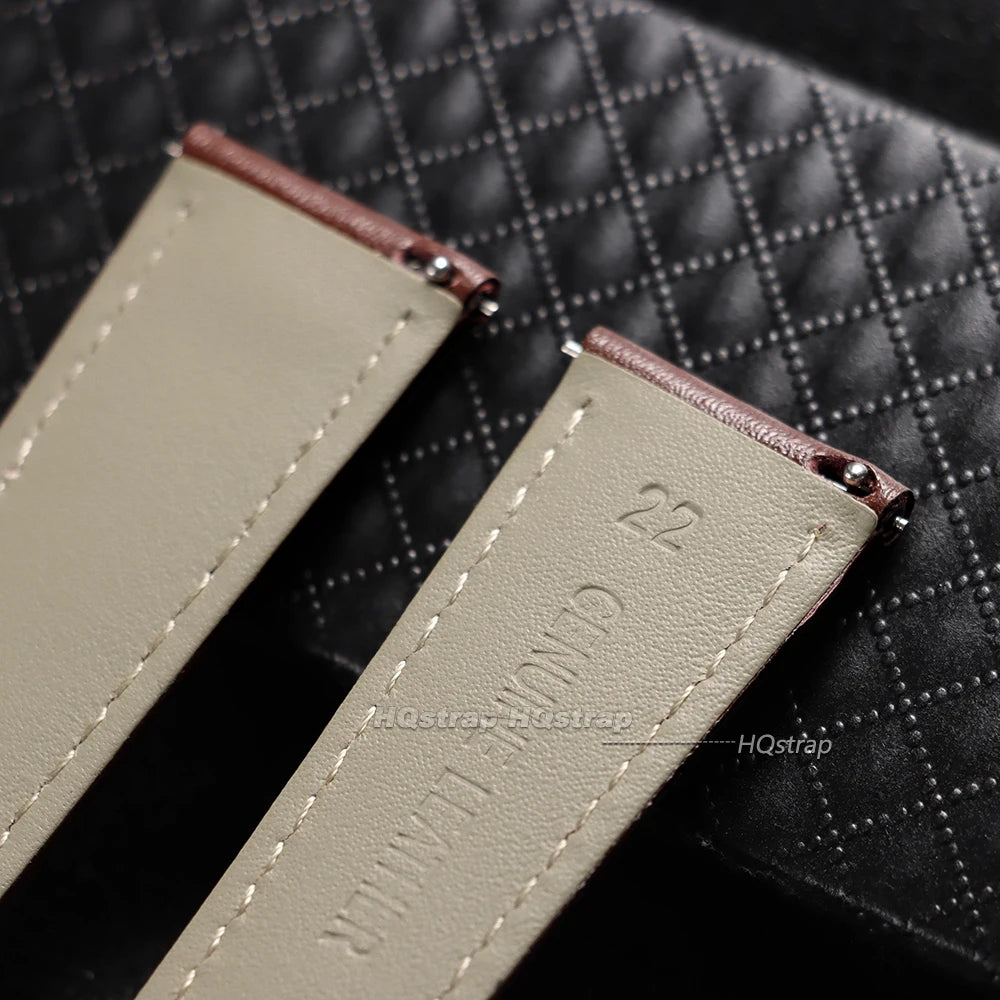 CowLost | bracelets-product_id-calfskin-leather-watch-band-12-22mm-with-gold-pin-buckle-quick-release-unisex-strap |6