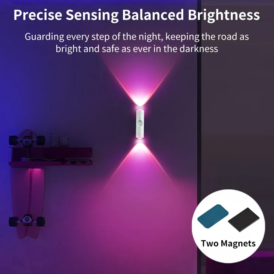CowLost | product_id-rechargeable-double-head-rgb-led-motion-sensor-magnetic-wall-night-light |5