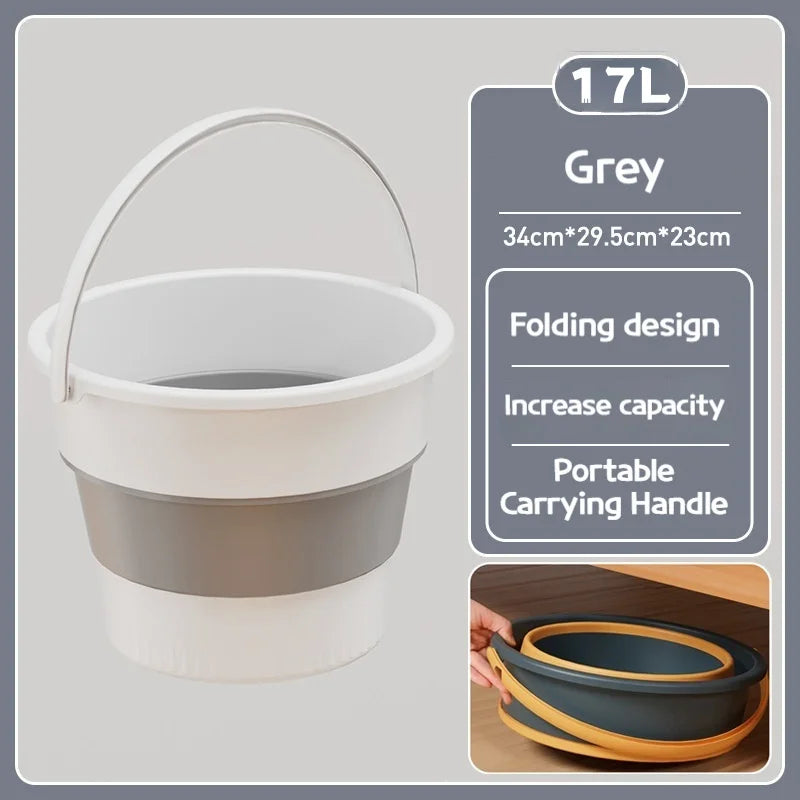 CowLost | portable-camping-toilets-product_id-17l-large-portable-folding-silicone-bucket-for-car-washing-fishing-camping-household-use |7