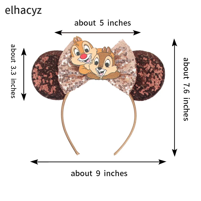 CowLost | chip-n-dale-ear-headband-for-adults-party |9