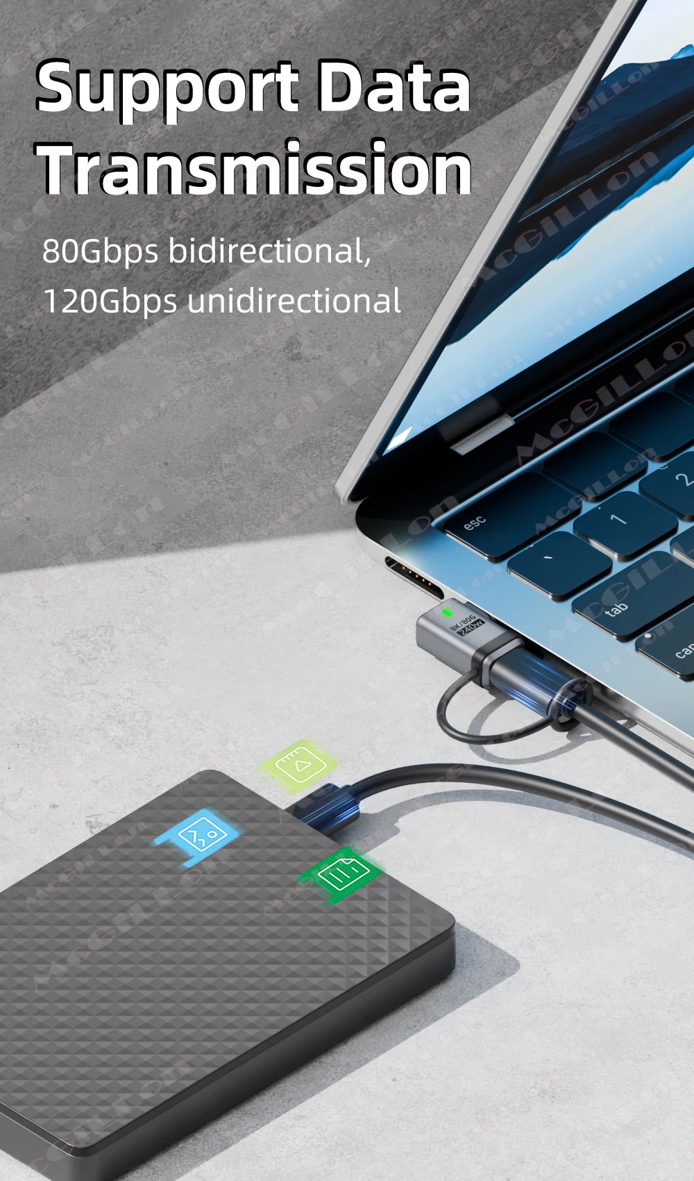 CowLost | product_id-usb4-2-0-pd-240w-5a-usb-c-to-usb-c-straight-angle-charger-adapter-120gbps-16k-60hz |9