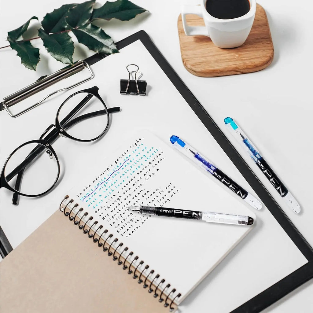 CowLost | pens-product_id-disposable-straight-fountain-pens-with-quick-drying-ink-smooth-multicolor-writing-set |15