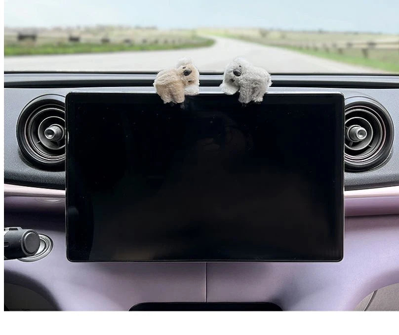 CowLost | product_id-plush-koala-car-interior-decoration-clip-for-rearview-mirror-sun-visor-gift |17