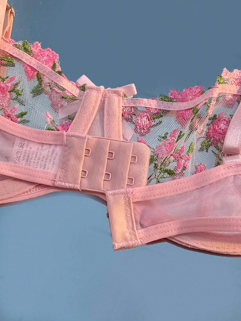 CowLost | pink-transparent-bra-women-sheer-temptation-exotic-sexy-lingerie-set |4