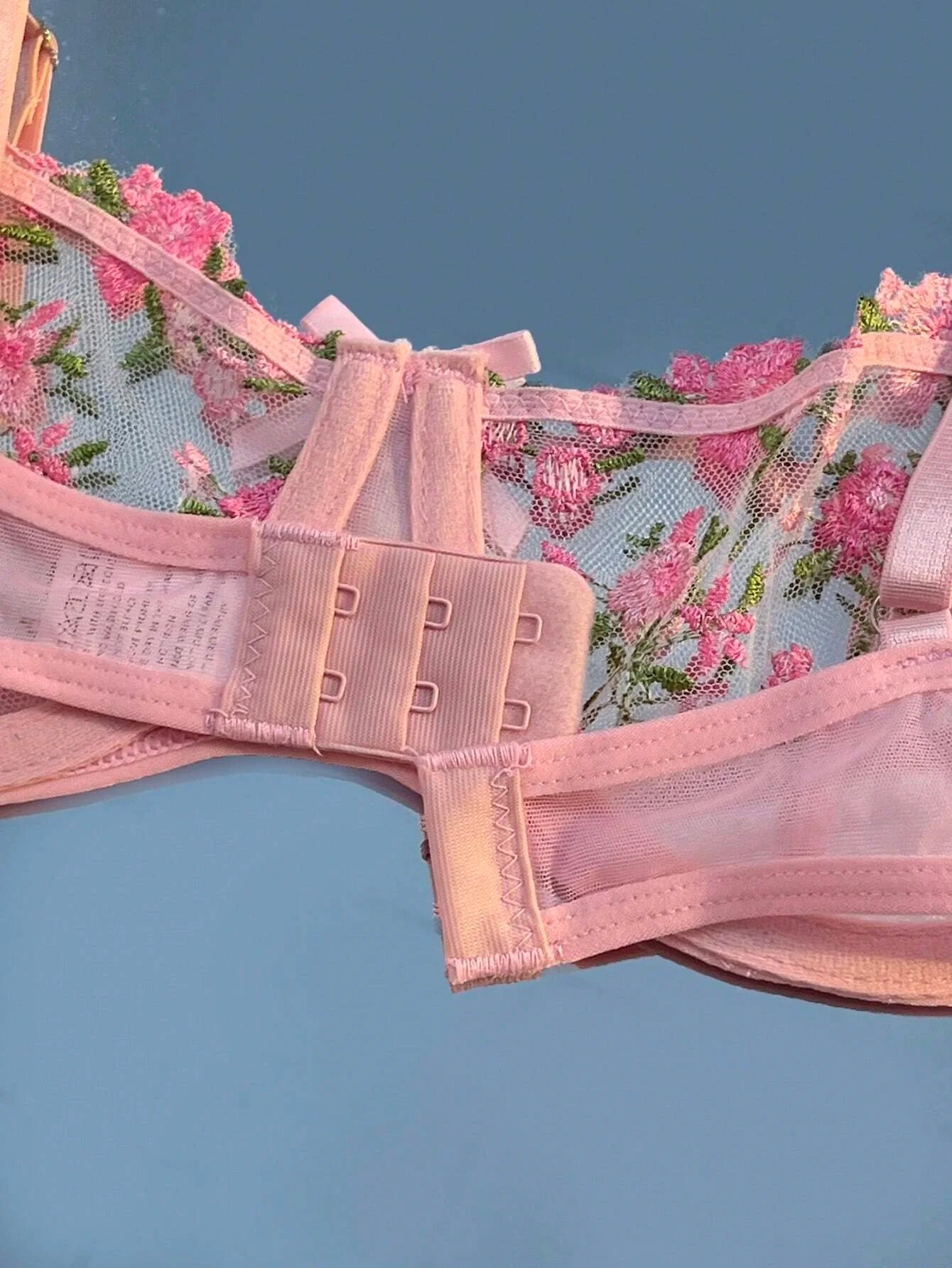 CowLost | pink-transparent-bra-women-sheer-temptation-exotic-sexy-lingerie-set |11