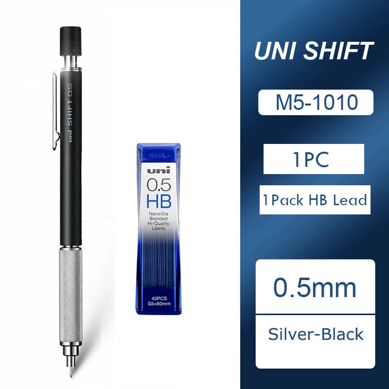 CowLost | product_id-uni-metal-mechanical-pencil-shift-0-3-0-9mm-japanese-stationery-low-center-of-gravity |16