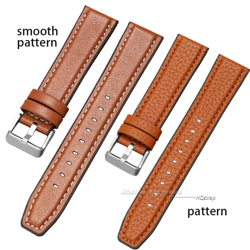 CowLost | product_id-waterproof-leather-watch-strap-for-rolex-seiko-with-slub-litchi-smooth-patterns |5