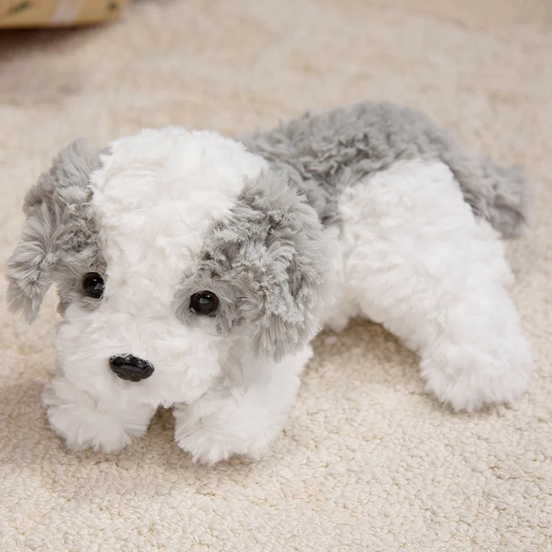 CowLost | fencing-barriers-sleeping-position-baby-dog-plush-toy-32-42-48cm-soft-stuffed-animal |18