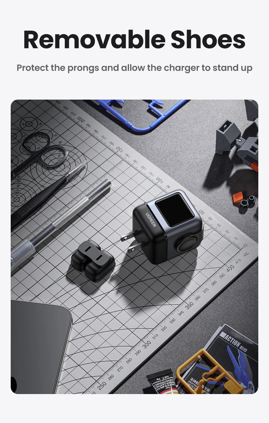 CowLost | ugreen-65w-30w-gan-charger-robot-design-pd3-0-fast-charger |18