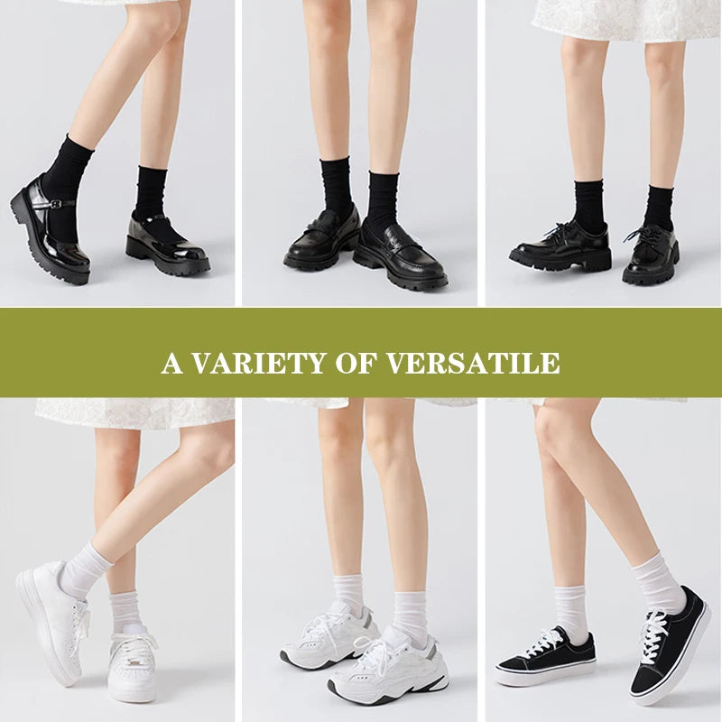 CowLost | 5-pairs-women-girls-summer-spring-thin-loose-socks-set |2