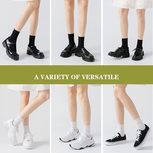 CowLost | 5-pairs-women-girls-summer-spring-thin-loose-socks-set |2