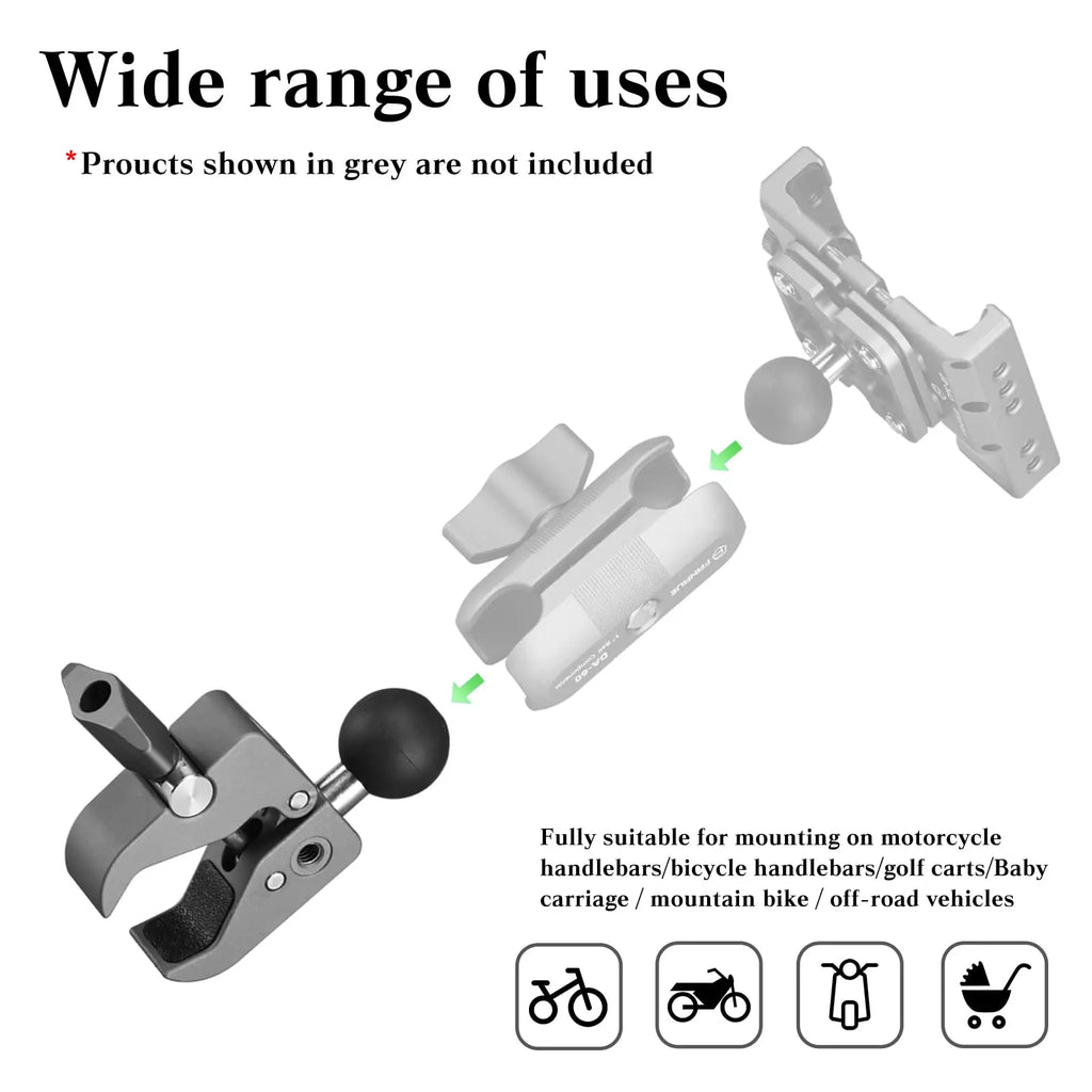 CowLost | product_id-fanaue-handlebar-clamp-mount-base-phone-holder-for-motorbike-bicycle-atv-utv-ram-mounts |4